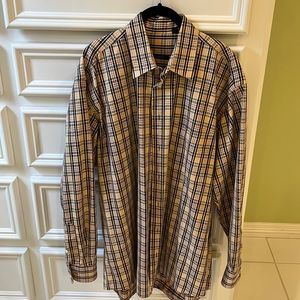 Burberry mens dress shirt